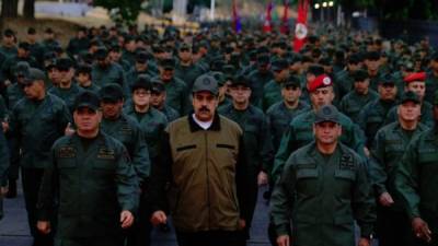 Maduro no confía en los generales que lo rodean luego de que EEUU revelara que altos mandos militares negociaban la salida del mandatario./Twitter.