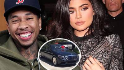 Kylie Jenner recibió un auto de lujo para su cumpleaños de parte de su cumpleaños de su novio Tyga.