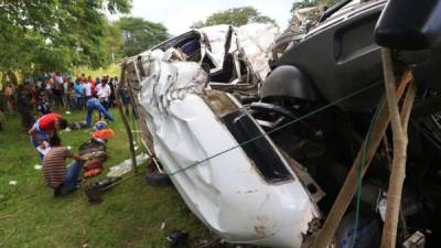 En accidentes viales murieron tres en Choluteca, dos en El Progreso, uno en Atlántida y uno en Cortés.