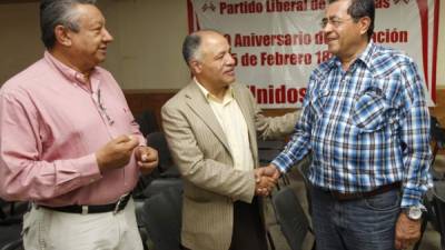 Luis Armando Pineda se puso ayer a las órdenes del Partido Liberal.