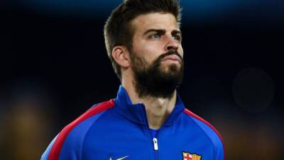 Piqué se encuentra lesionado.