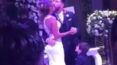 Messi y Antonella contraeron matrimonio en Rosario, Argentina.