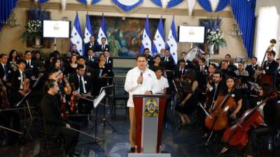 El mandatario motivó a todos los hondureños a celebrar Septiembre con fervor.
