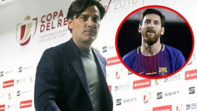 Vincenzo Montella ha avisado que con el Barça de Messi no se puede bajar la tensión.