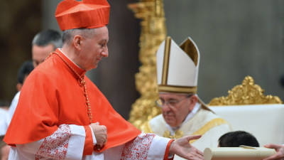 El Secretario de Estado del Vaticano, Pietro Parolin, fue ordenado como cardenal.