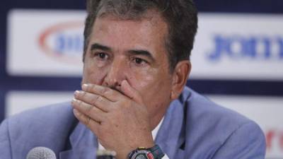 Jorge Luis Pinto, entrenador de la Selección de Honduras.