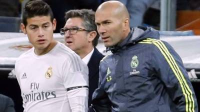 James Rodríguez mandó un dardo a Zidane.