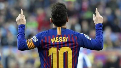 Messi es la máxima figura en la historia del Barcelona. Foto AFP