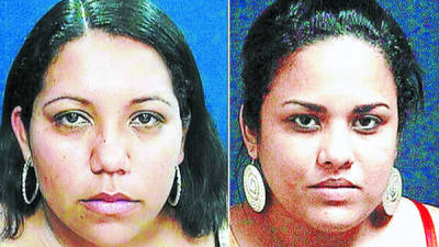 Alexandra María Ventura Ortega y Tania Waleska Medina Núñez, las hondureñas detenidas con más de 100,000 dólares.