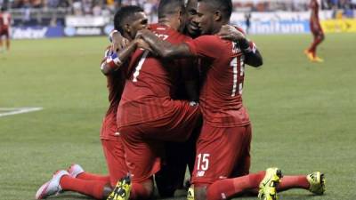 Los panameños lograron entrar de panzazo a los cuartos de final de la Copa Oro. Foto EFE