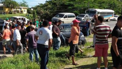 El hombre muerto fue identificado como Mario Maradiaga.