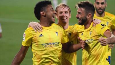 Antony 'Choco' Lozano, pieza fundamental en el ascenso del Cádiz a la Primera División de España.