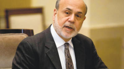 Ben Bernanke en sus últimos meses al frente de la Fed.