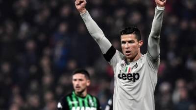 Cristiano Ronaldo volvió a marcar gol con la Juventus. Foto AFP