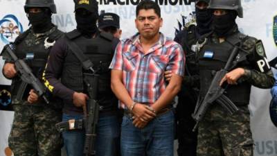 Arístides Díaz el día que lo detuvieron en Honduras.