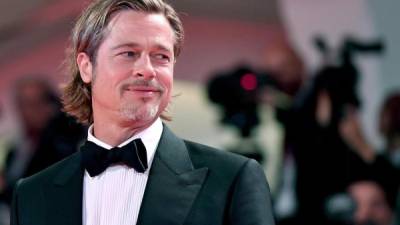 El actor estadounidense Brad Pitt en el Festival de Cine de Venecia, en 2019. EFE