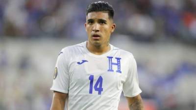 La lesión sufrida por Michaell Chirinos es en la rodilla derecha, necesita operación y no estará disponible para Olimpia hasta el final del Torneo Apertura 2021-2022 ni para la Selección de Honduras. Foto AFP