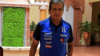 Jorge Luis Pinto asegura que ve a los jugadores con muchas ganas de ganar el partido. Foto EFE