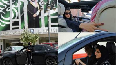 La prohibición de que las mujeres conduzcan en Arabia Saudita, vigente durante décadas, llegó a su fin este domingo y las conductoras, emocionadas y orgullosas, empezaron a circular por Riad con un sentimiento de libertad aunque las discriminaciones persistan.