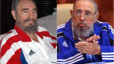 Las preferencias de Castro por la ropa deportiva se deben a su apoyo a los atletas cubanos. AFP.