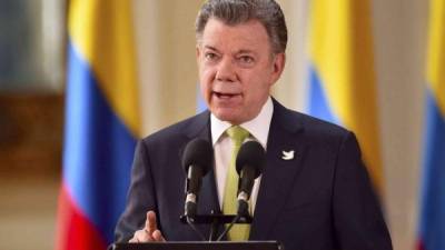 Santos dijo que la paz y la reconciliación está muy cerca. AFP