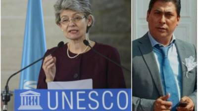 La directora general de la Unesco, Irina Bokova (Izquierda). Salvador Adame (Derecha) periodista mexicano encontrado muerto el pasado 26 de junio.