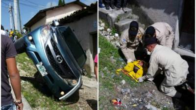 El Cuerpo de Bomberos atendió a las personas accidentadas.