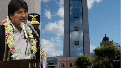 El presidente boliviano, Evo Morales, inauguró la semana pasada un moderno edificio de 29 pisos, que albergará la residencia presidencial, blanco de críticas de la oposición por los 'excesivos lujos' pedidos por el mandatario.