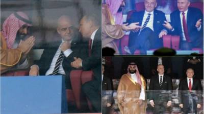 Rusia inició la fiesta del Mundial-2018 con una goleada 5-0 sobre Arabia Saudí, este jueves en el estadio Luzhniki ante 80.000 espectadores, en un duelo que estuvo precedido por los discursos de apertura de Vladimir Putin y Gianni Infantino que invitaron al príncipe heredero Mohamed bin Salman al palco para observar el vibrante encuentro.