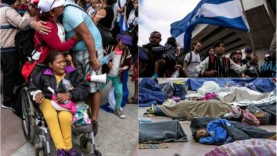 El sufrimiento continúa para unos 200 inmigrantes centroamericanos, la mayoría hondureños, de la caravana migrante que se inició a finales de marzo, y que buscan pedir asilo a las autoridades estadounidenses desde la fronteriza ciudad mexicana de Tijuana.