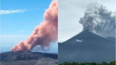 La lava del Kilauea ha destruido cientos de hectáreas en Hawái mientras que la avalancha de ceniza del volcán de Fuego en Guatemala sepultó varias comunidades, dejando un centenar de muertos.