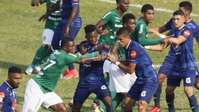 La última vez que el Marathón y Motagua se enfrentaron en el estadio Yankel Rosenthal fue triunfo de 2-1 de los verdes.