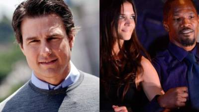 Tom Cruise no está muy contento con el noviazgo de Katie Holmes y Jamie Foxx.