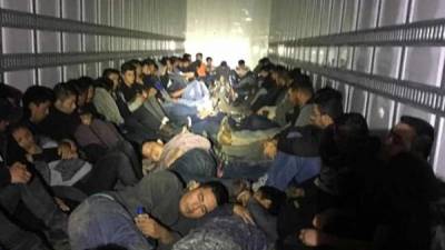 La Patrulla Fronteriza descubrió otro grupo de indocumentados centroamericanos dentro de un camión la semana pasada.