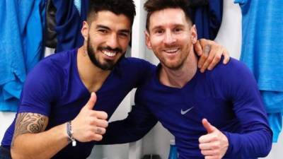 Luis Suárez y Messi mantienen una amistad de hace mucho años.