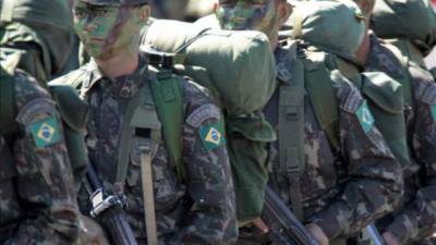 El ejército brasileño informó que los nombres de las víctimas solo serán divulgados después de que las familias sean comunicadas. Foto:EFE.