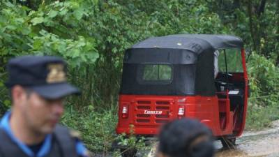 El cadáver de Serrano estaba afuera de su mototaxi.