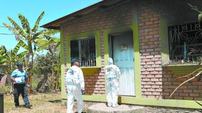 El incendio fue ayer en el barrio La Junta en Támara.