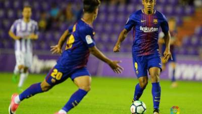 Barcelona es el cuartoequipo de “Choco” en España. Primero estuvo en el Valencia B, luego en Alcoyano, después en Tenerife y actualmente en Barcelona B. FOTO LA LIGA.