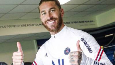 Sergio Ramos se pierde el primer partido oficial de la temporada del PSG. Foto PSG.