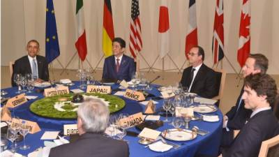 La cumbre se realiza en Ise-Shima, Japón. Foto: AFP