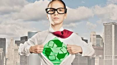 Reciclar es una forma de ayudar nuestro planeta.