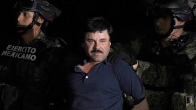 Fotografía de El Chapo Guzmán recapturado en enero de 2016.