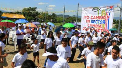 Los jóvenes se unieron al clamor de los cristianos.