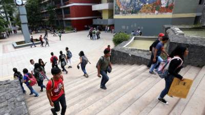 Hay más de 90,000 estudiantes matriculados en la Unah.