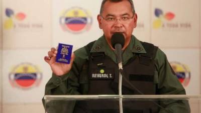 Uno de ellos es el comandante general de la Guardia Nacional Bolivariana (GNB, policía militarizada), Néstor Reverol. EFE/Archivo