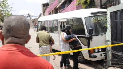 El chofer del rapidito fue acribillado en la colonia La Sosa.