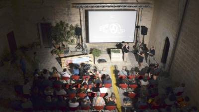 Fotografía facilitada por la asociación Parco Turistico Culturale Palmieri, del festival cinematográfico de las lenguas minoritarias Evò ce Esù (del griko 'Yo y tú'), desarrollado en septiembre de 2016 en Martignano (provincia de Lecce, sureste de Italia). EFE