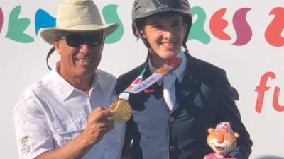 Pedro Espinosa obtuvo medalla de oro en la prueba ecuestre de salto, en los Juegos Olímpicos de la Juventud.