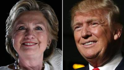 Hillary y Trump se enfrentan este martes en la elección más decisiva de la historia de los Estados Unidos. AFP.